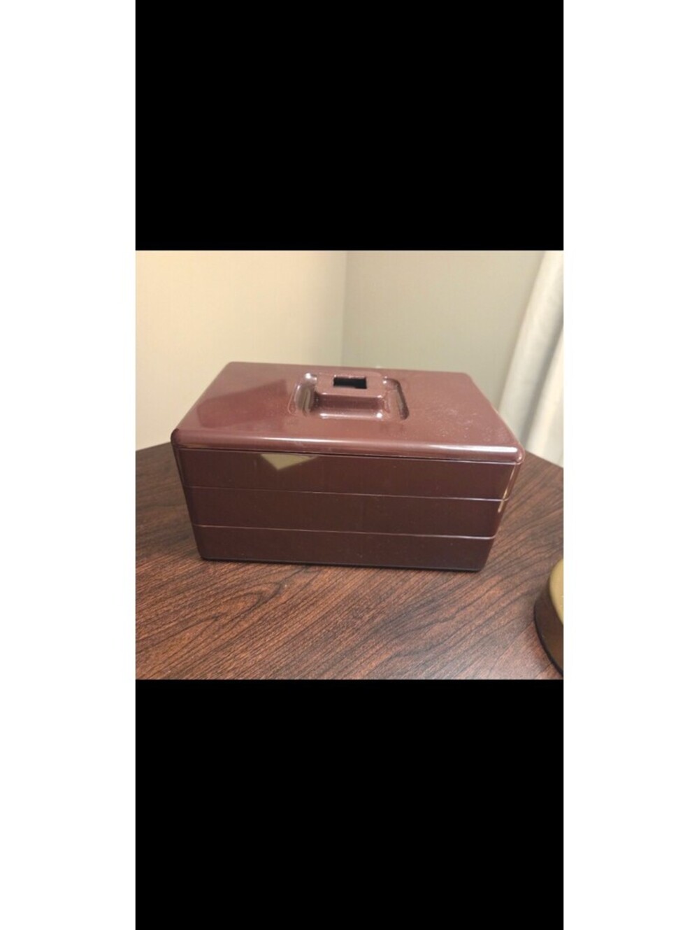 Vintage Brown Tupperware Stackable Organizer